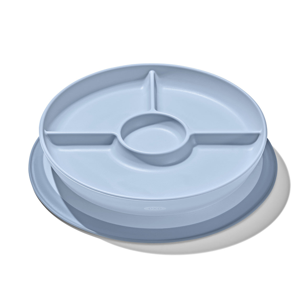 OXO Tot Stick & Stay Divided Plate (Dusk)