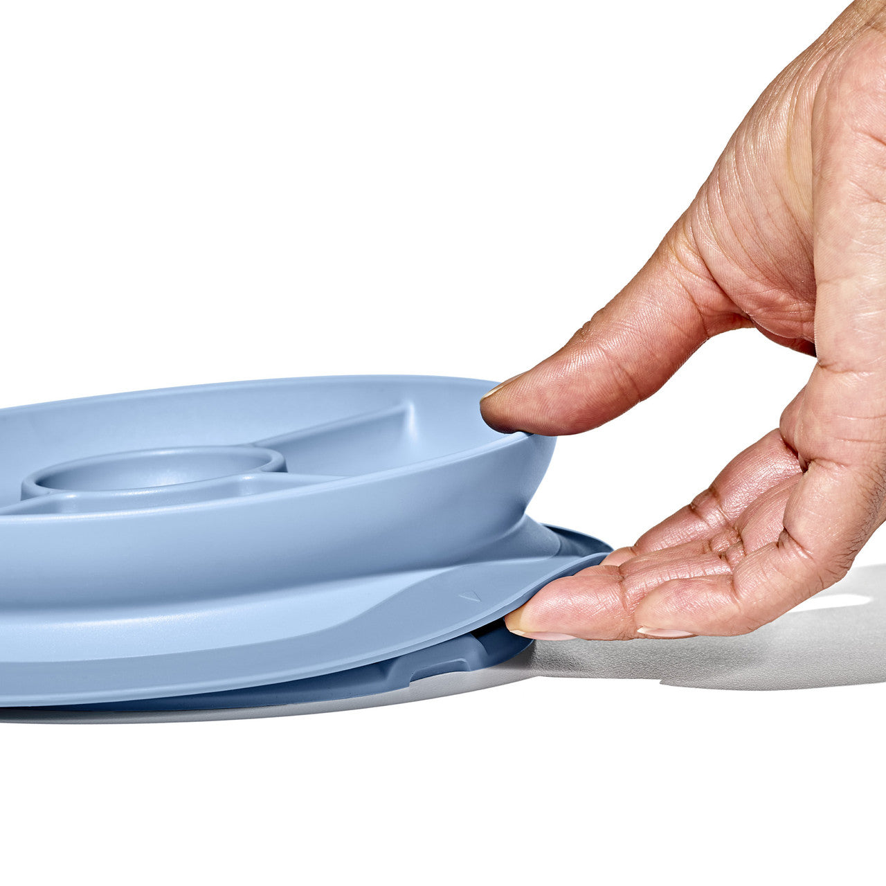 OXO Tot Stick & Stay Divided Plate (Dusk)