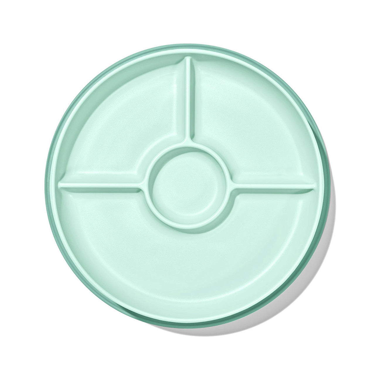 OXO Tot Stick & Stay Divided Plate (Opal)
