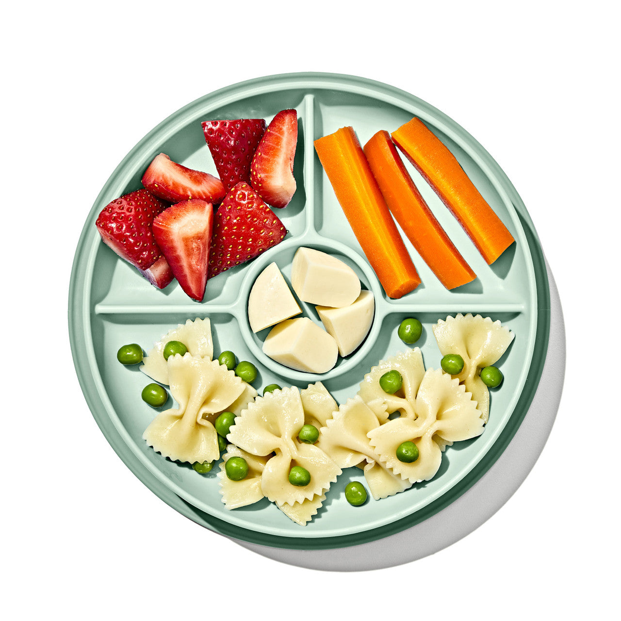 OXO Tot Stick & Stay Divided Plate (Opal)