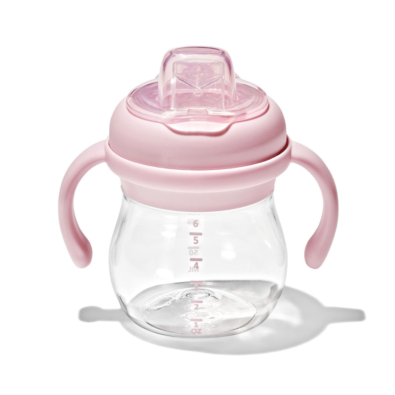 OXO Tot Grow Soft Spout Cup with Removable Handles (Blossom)