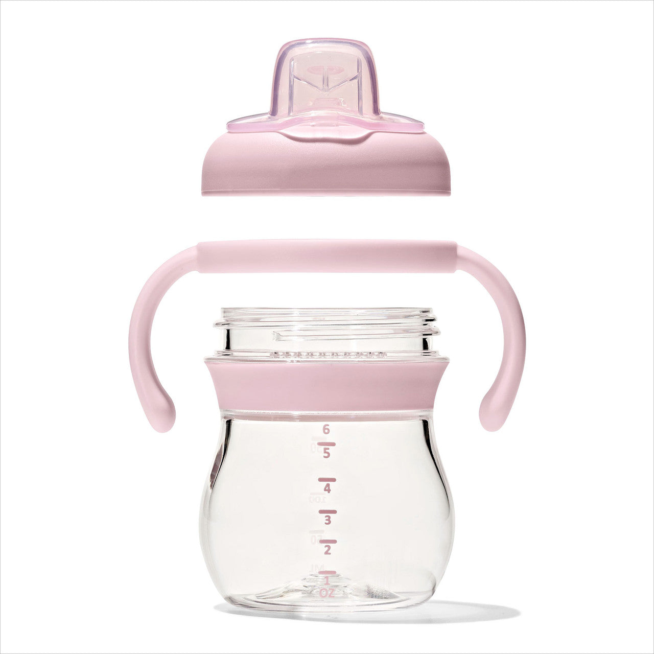 OXO Tot Grow Soft Spout Cup with Removable Handles (Blossom)