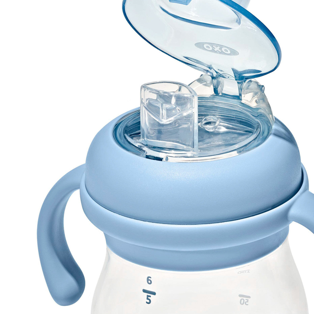 OXO Tot Grow Soft Spout Cup with Removable Handles (Dusk)