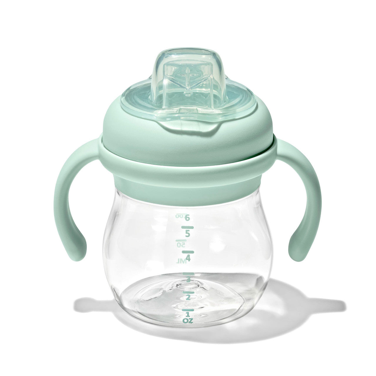 OXO Tot Grow Soft Spout Cup with Removable Handles (Opal)