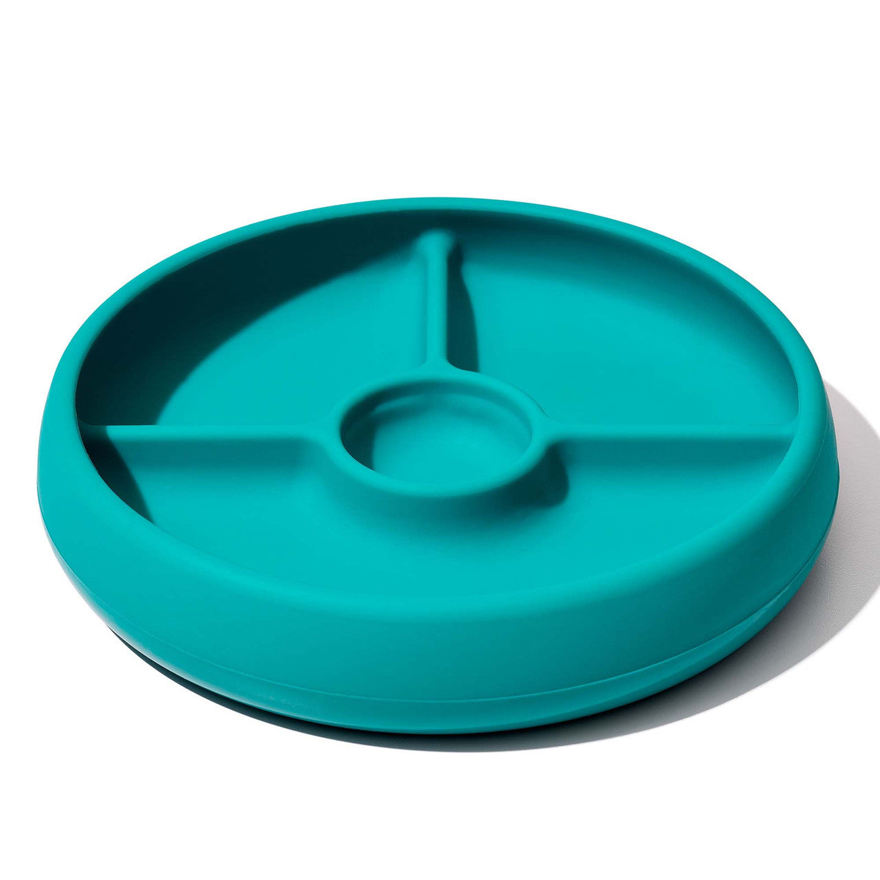 OXO Tot Silicone Divided Plate (Teal)