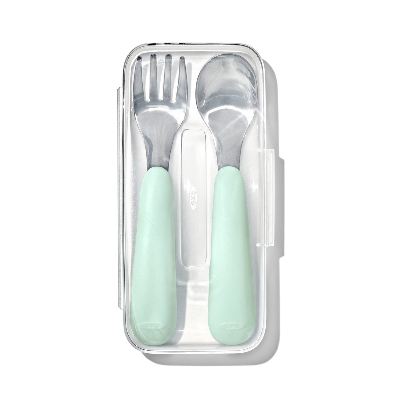 OXO Tot On The Go Fork & Spoon Set (Opal)