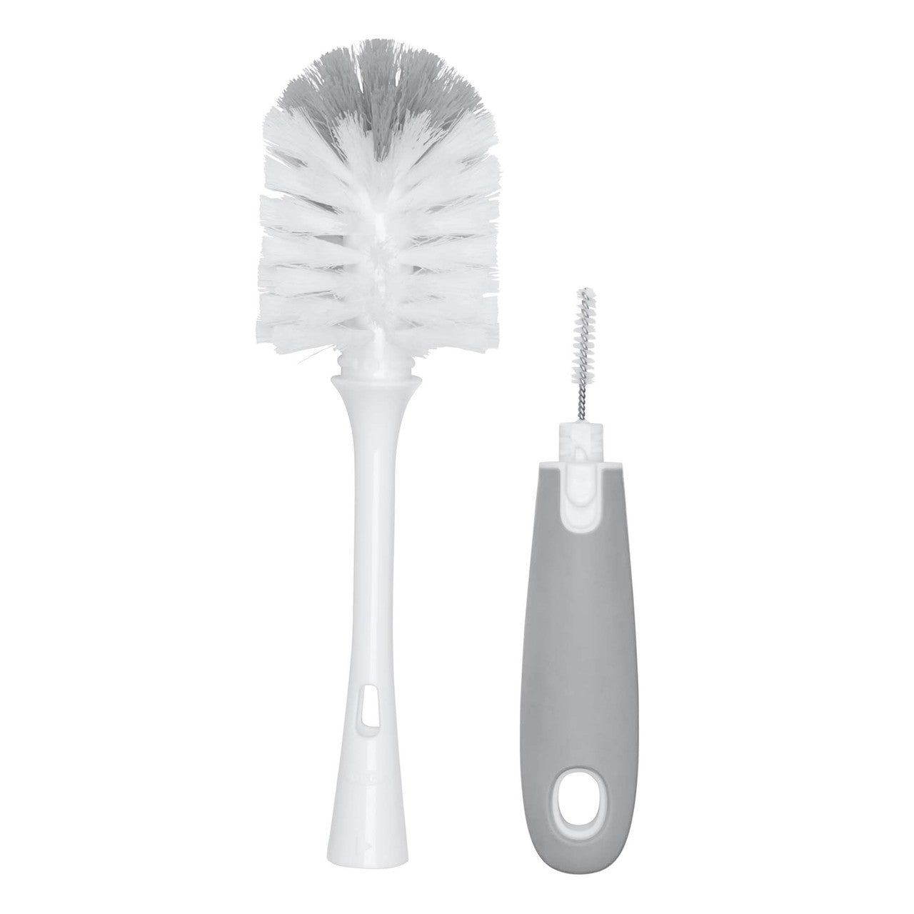 OXO Tot Bottle Brush with Detail Cleaner & Stand (Grey)