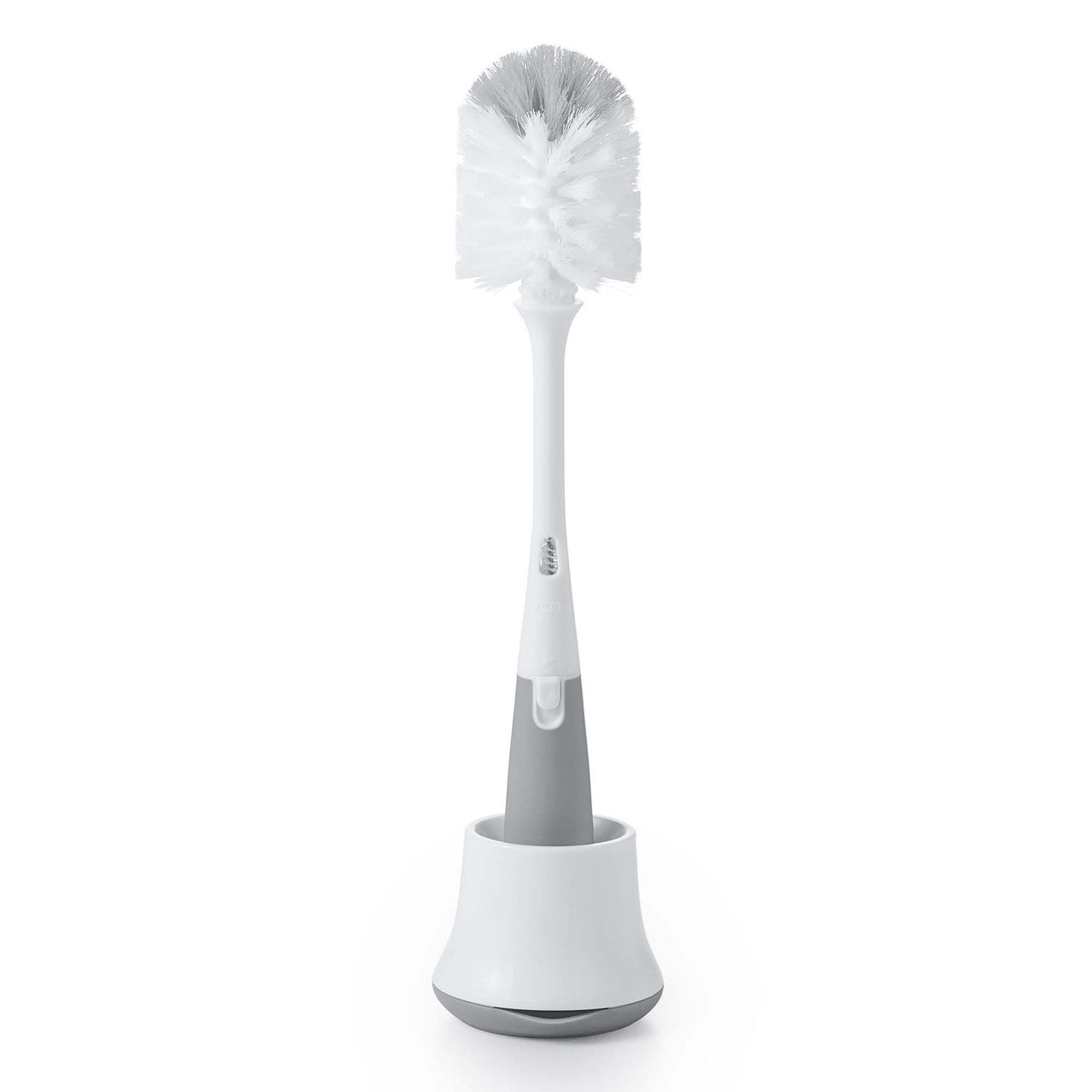 OXO Tot Bottle Brush with Detail Cleaner & Stand (Grey)