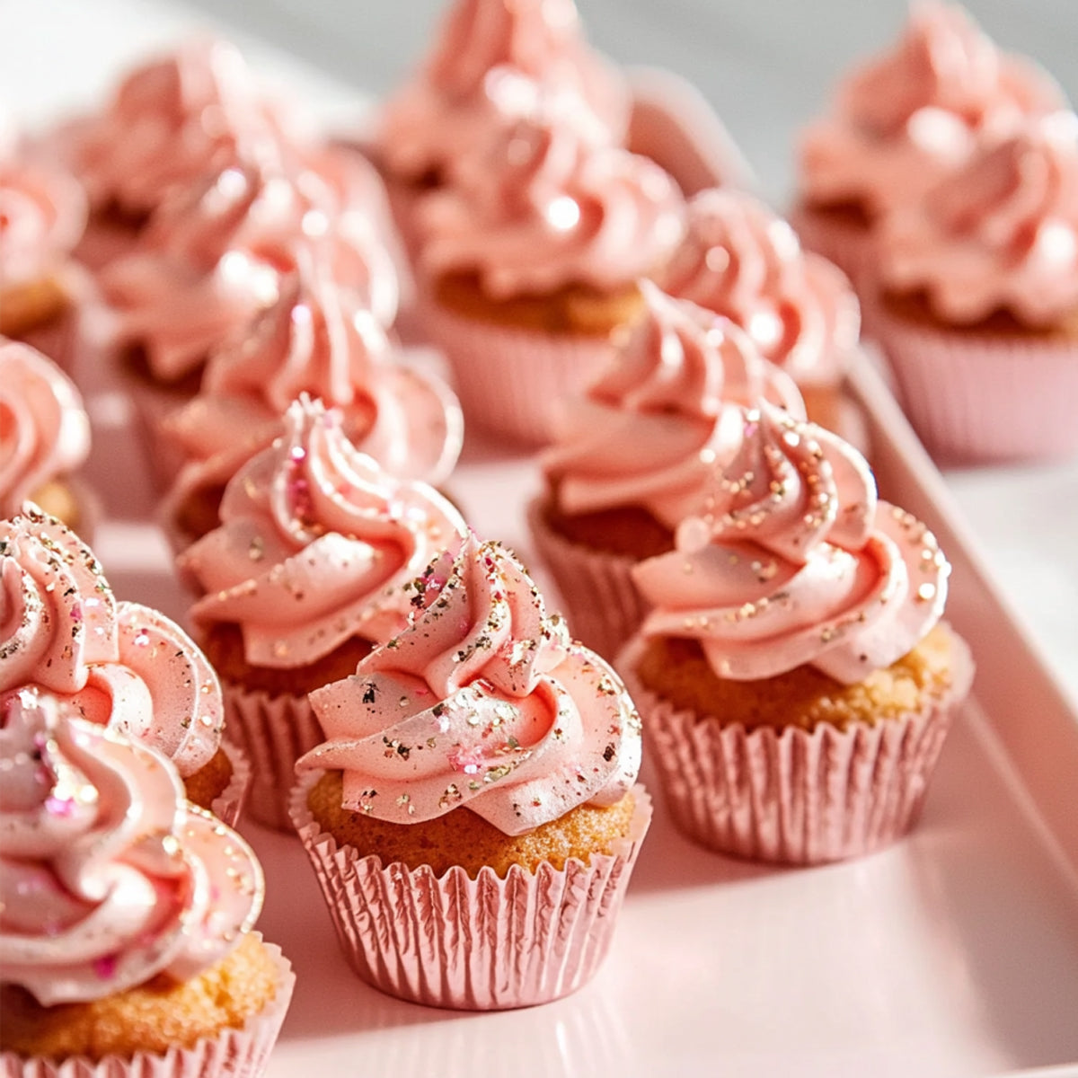 Papyrus Mini Foil Baking Cups Base Rose Gold 35mm 50 Pack