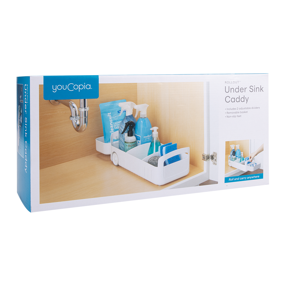 Youcopia Rollout Under Sink Caddy 19.6 X 41.7 X 13.5Cm
