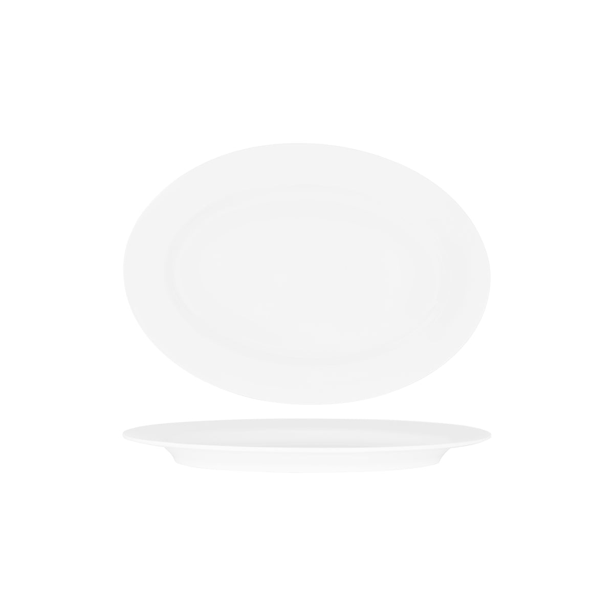 Superware White Oval Rimmed Platter 300x220mm