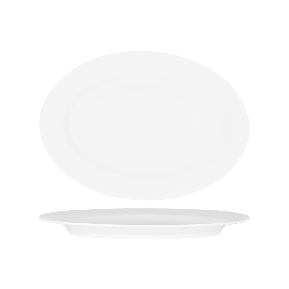 Superware White Oval Rimmed Platter 360x250mm