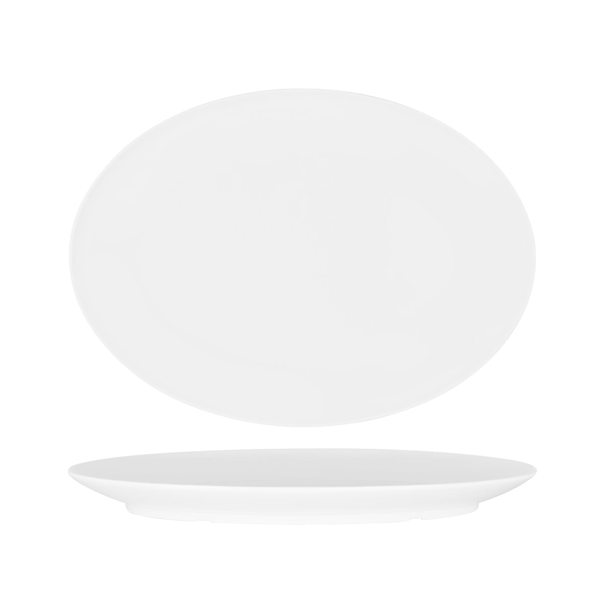 Superware White Oval Coupe Platter 410x295mm