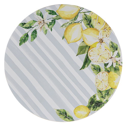 Ladelle Hardboard Capri Round 4pk Placemat