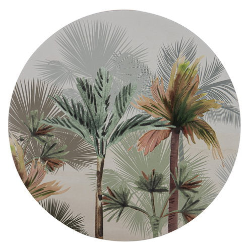 Ladelle Hardboard Panama Round 4pk Placemat
