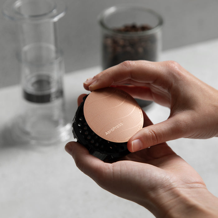 AeroPress Gold Tone Metal Filter Super Fine Standard (6.5cm)