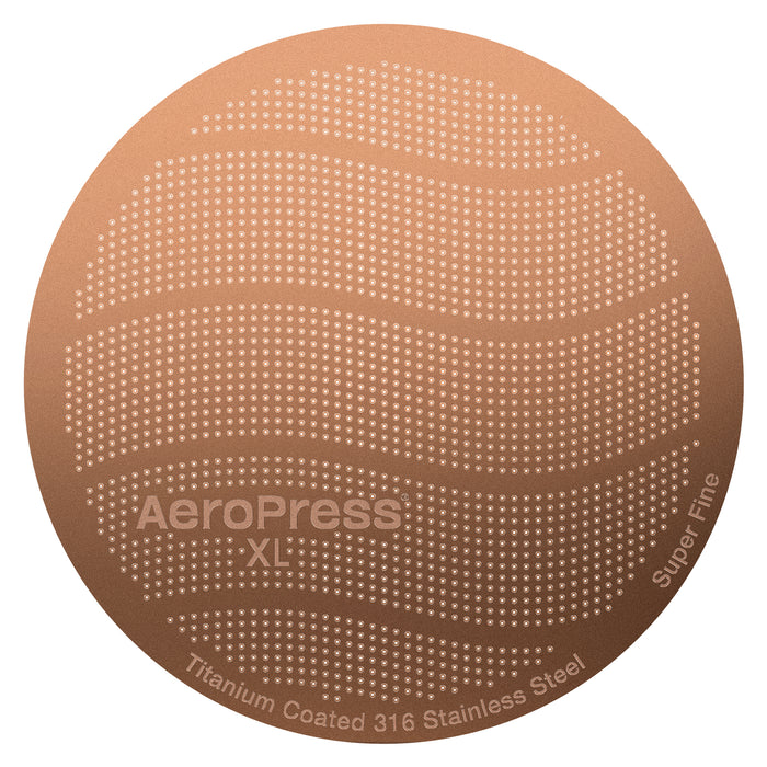 AeroPress XL Gold Tone Metal Filter Super Fine (7.4cm)
