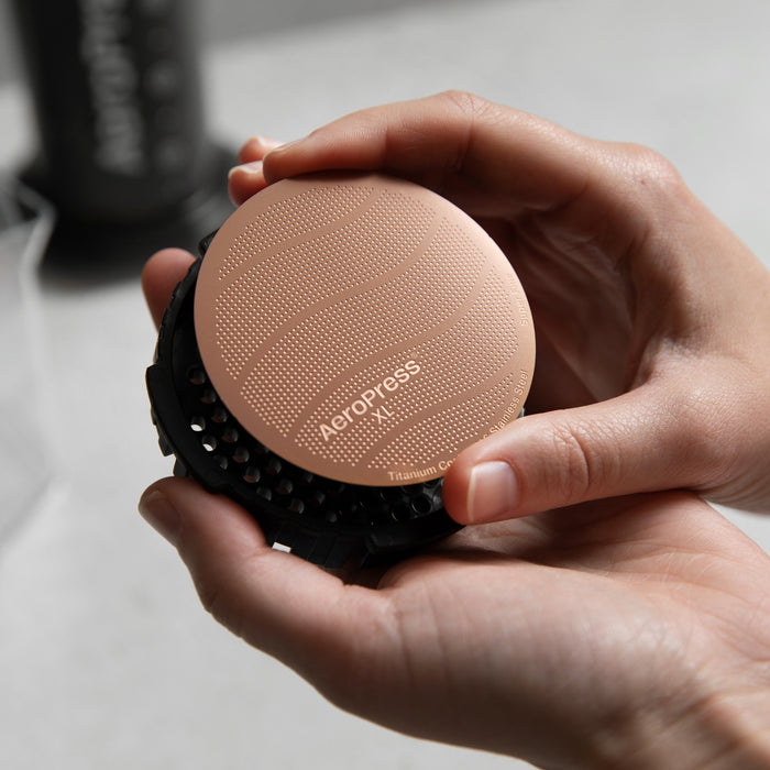 AeroPress XL Gold Tone Metal Filter Super Fine (7.4cm)