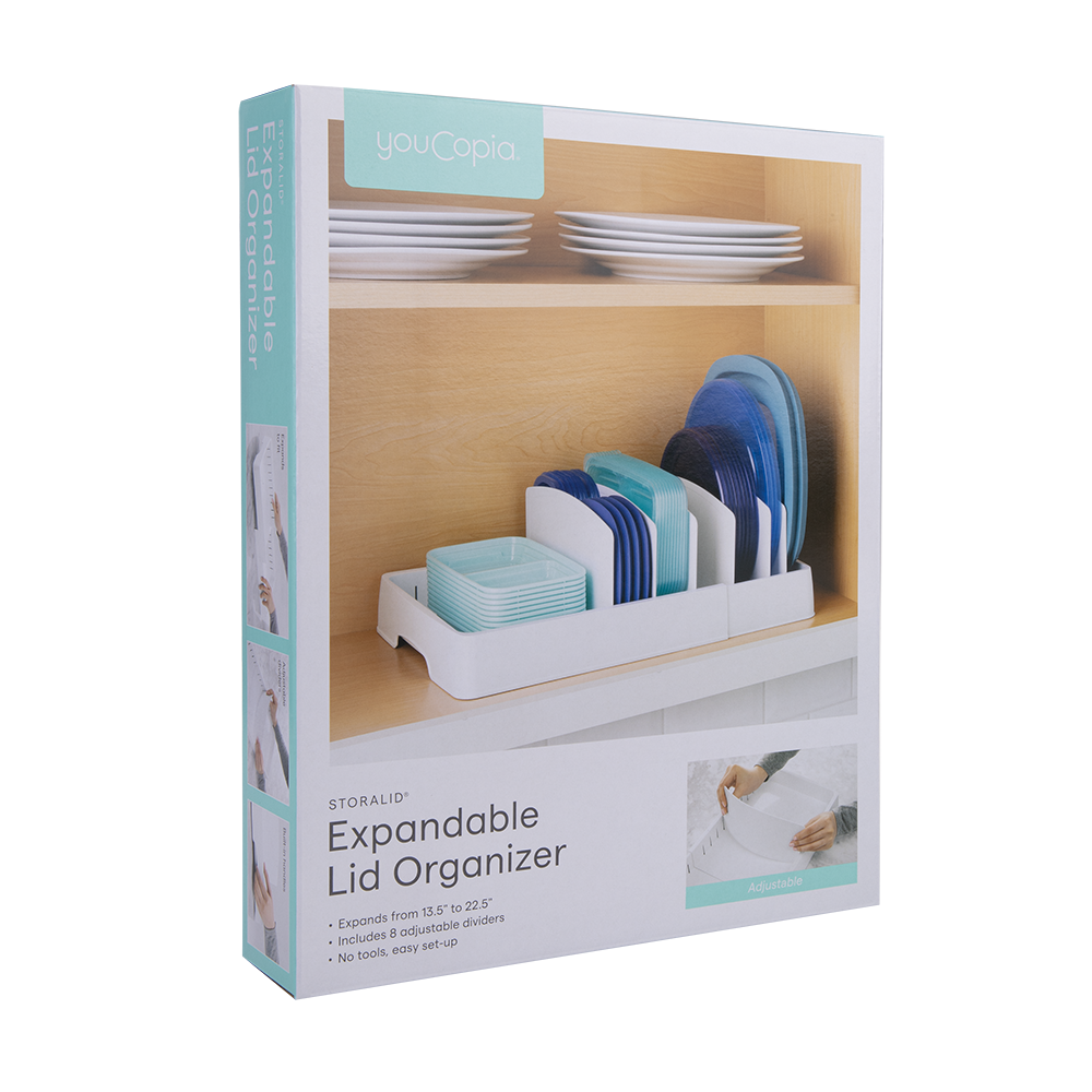 Youcopia Storalid Expandable Container Lid Organiser