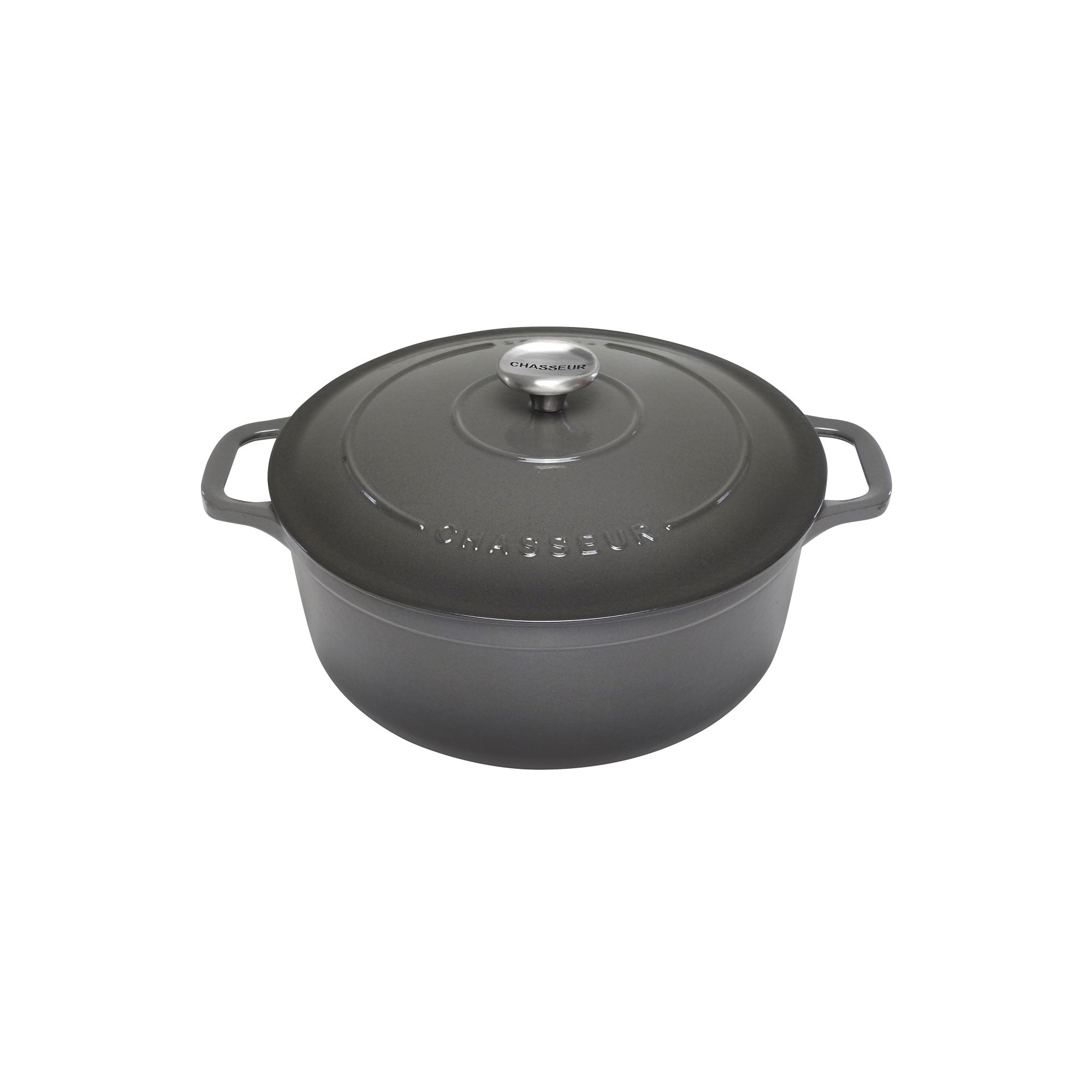 Chasseur Round French Oven - Caviar