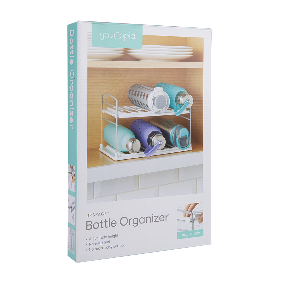 Youcopia Upspace 2-Shelf Bottle Organiser