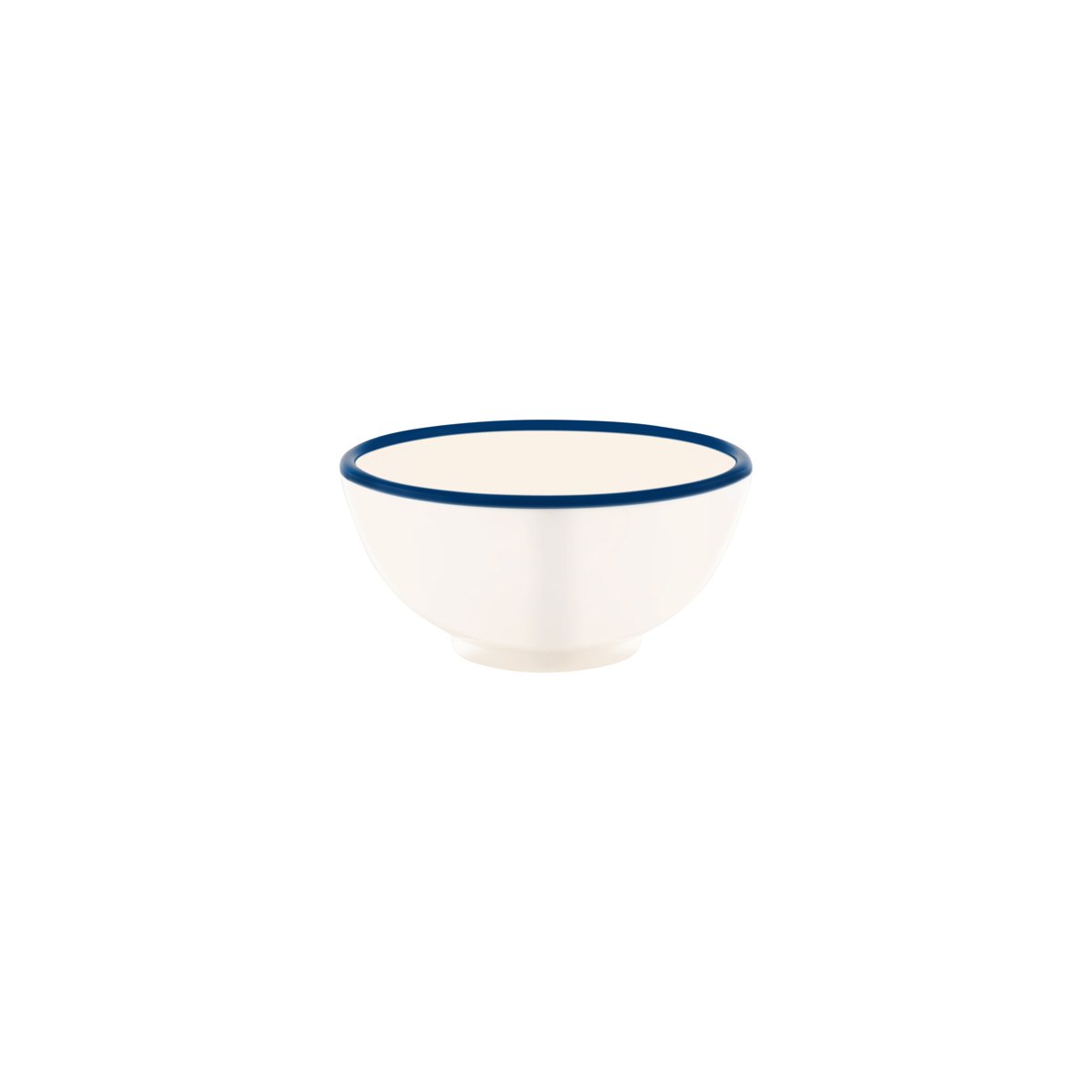 JAB Design Vintage Cream & Blue Rim Round Bowl 150x70mm (710ml)
