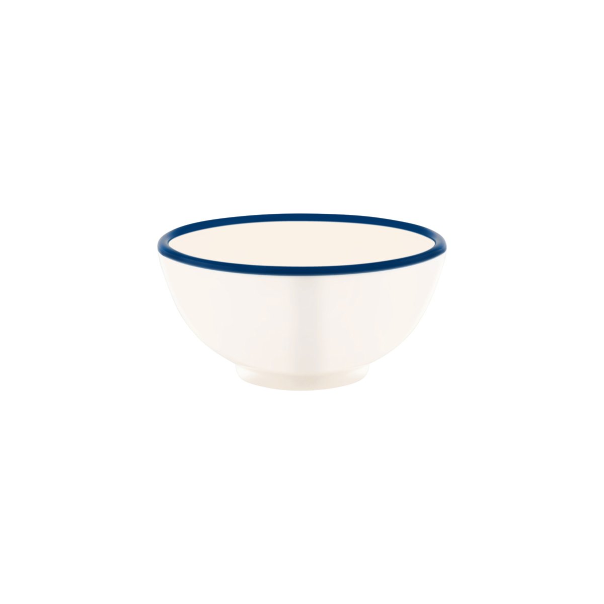 JAB Design Vintage Cream & Blue Rim Round Bowl 175x80mm (1100ml)