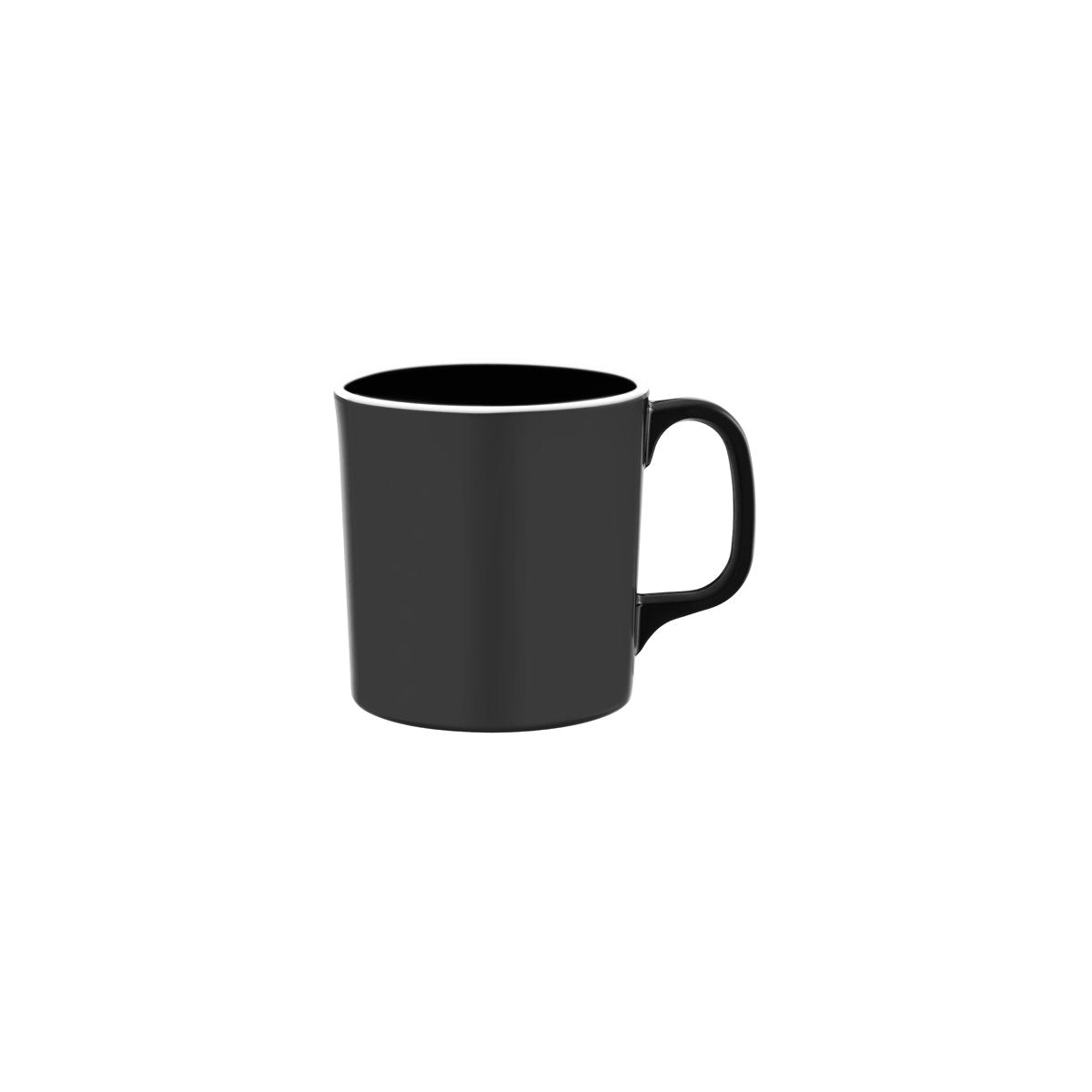 JAB Design Vintage Black & White Rim Mug 350ml