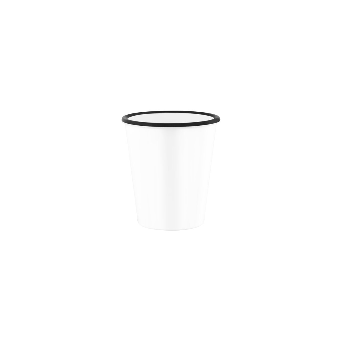 JAB Design Vintage White & Black Rim Tumbler 270ml