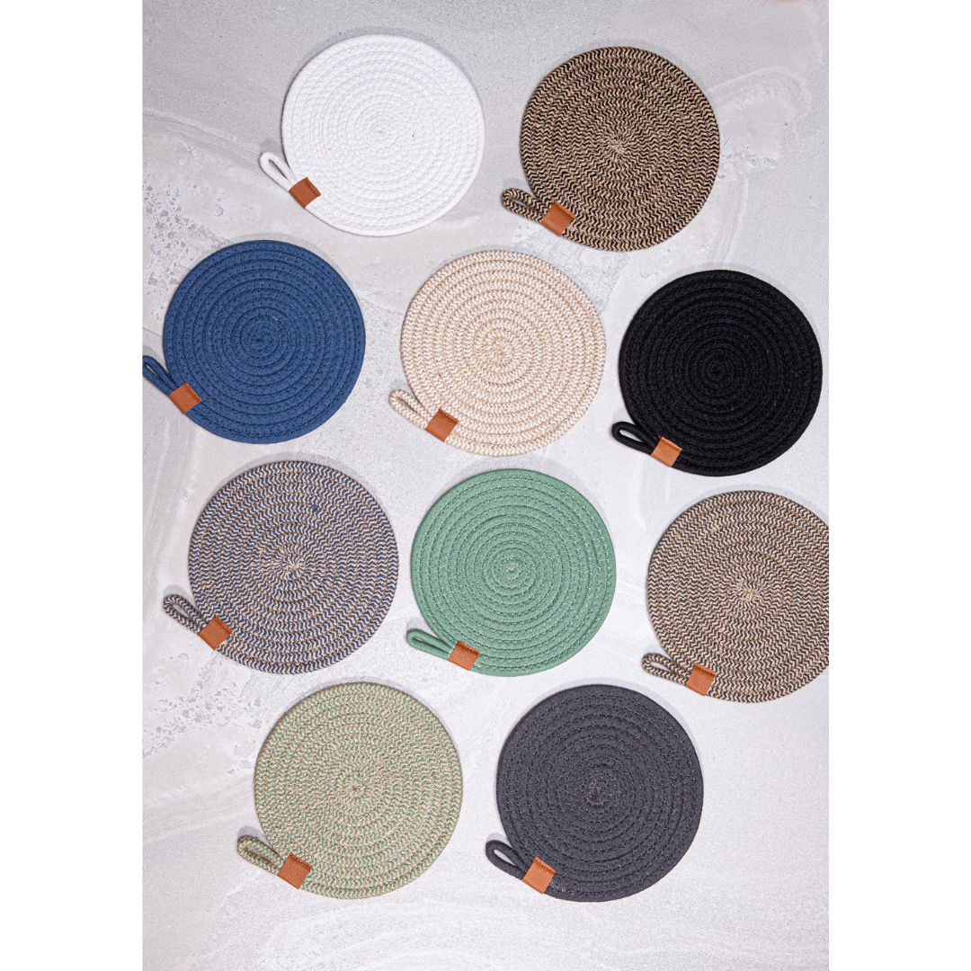 Ladelle Nash Green Set of 2 Trivets