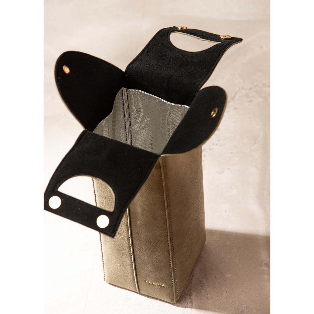Tempa Harley Charcoal Single Wine Bag