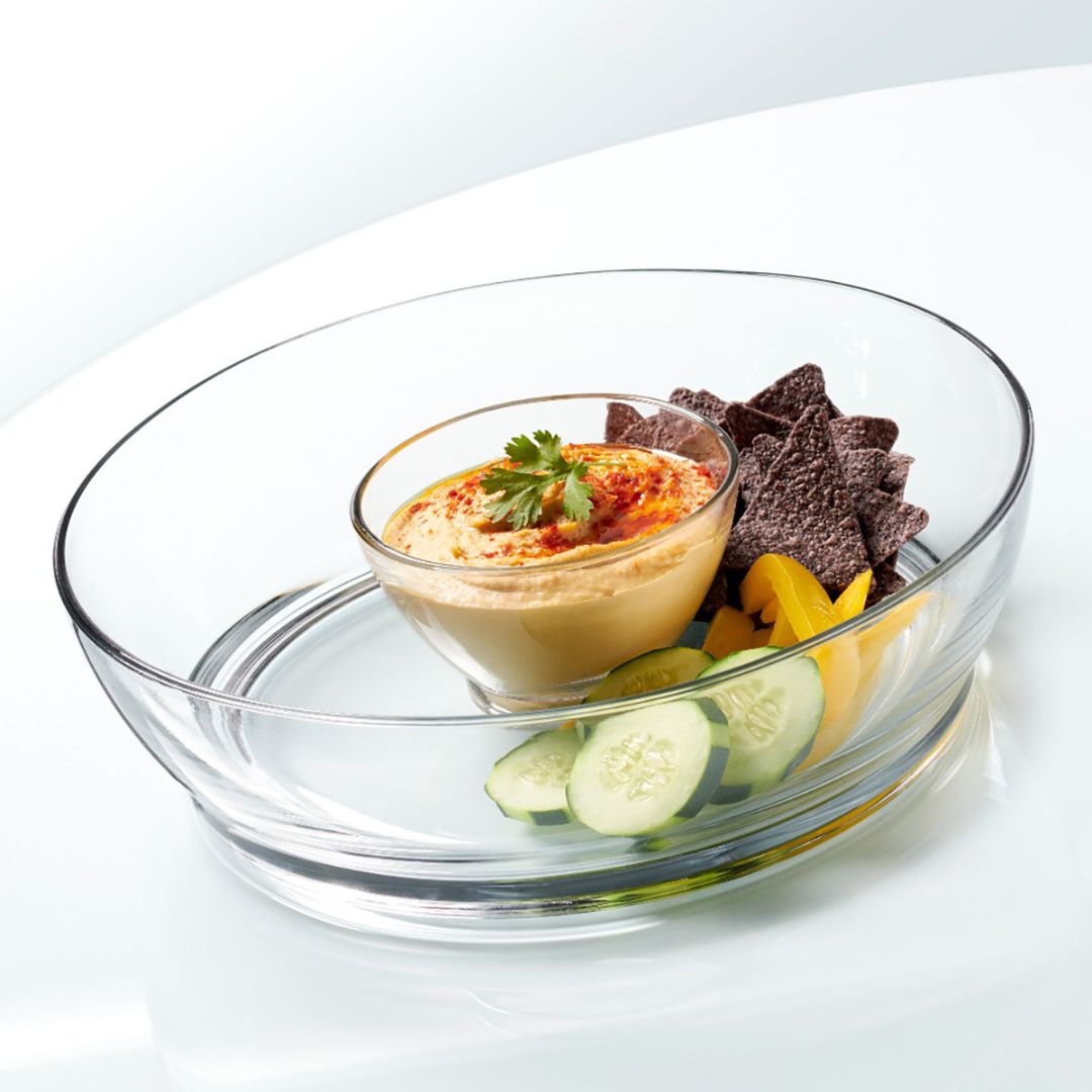 Anchor Hocking Whitman Chip & Dip Set 33cm