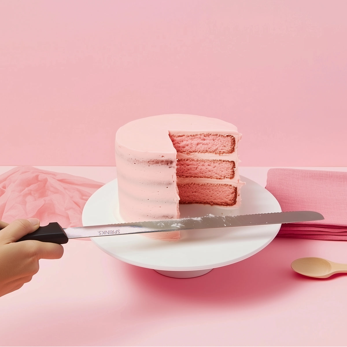 Sprinks Serrated Cake Knife 14in