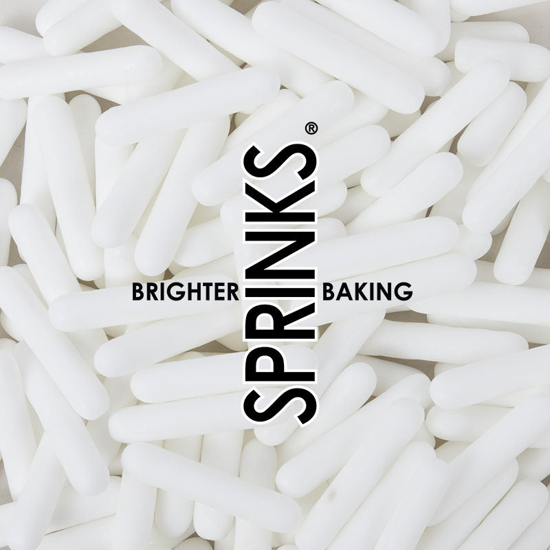 Sprinks Matte Rods White 500g