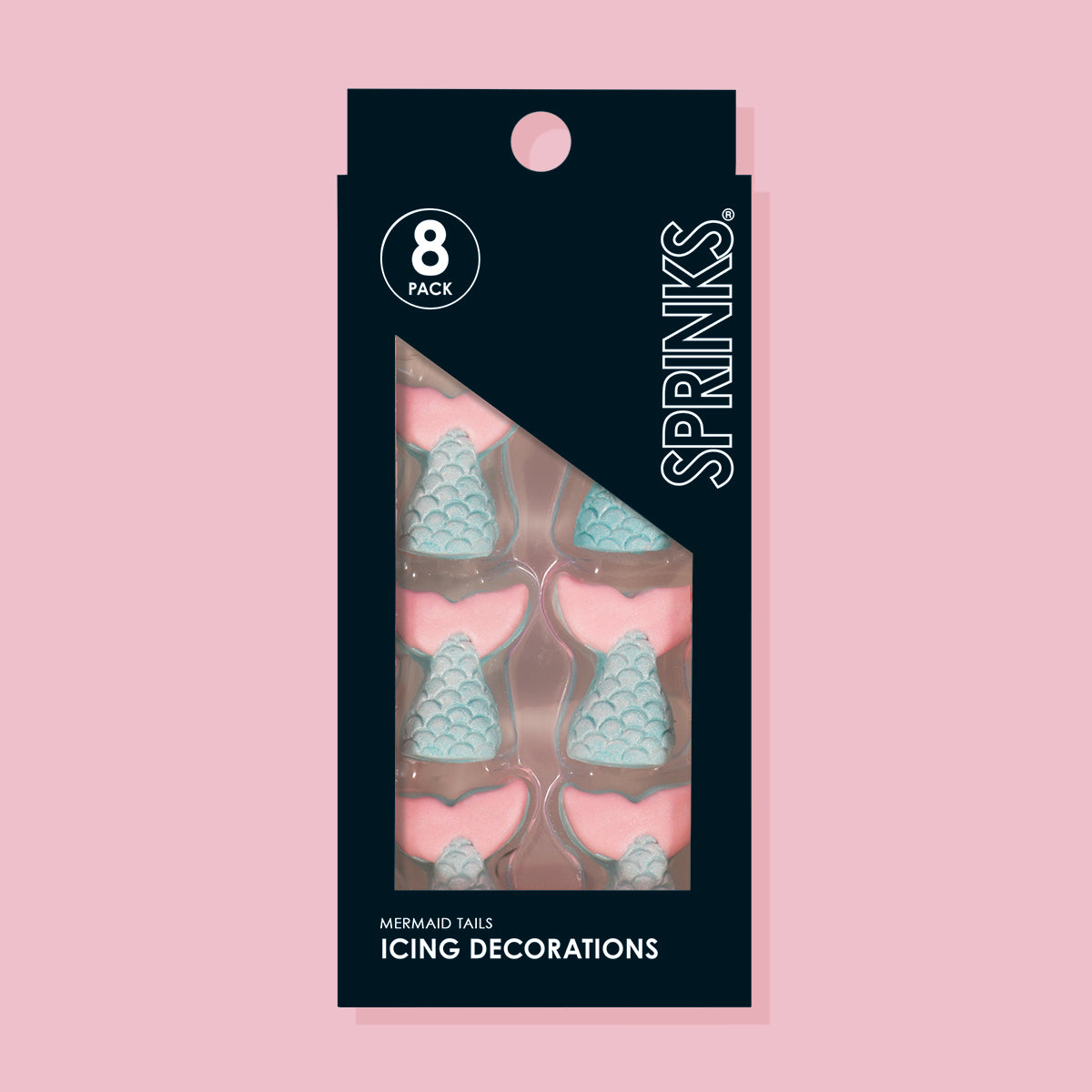 Sprinks Icing Decorations Mermaid Tails 8 Piece