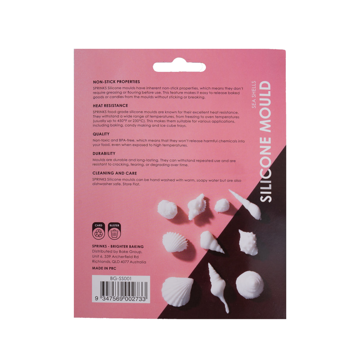 Sprinks Silicone Mould Sea Shells