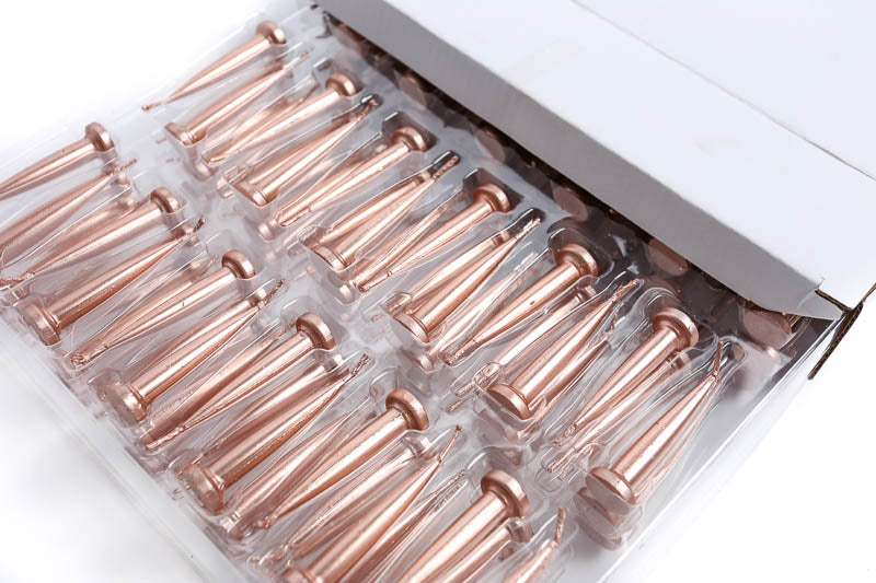 Cake & Candle Bullet Candles Rose Gold 144 Pack