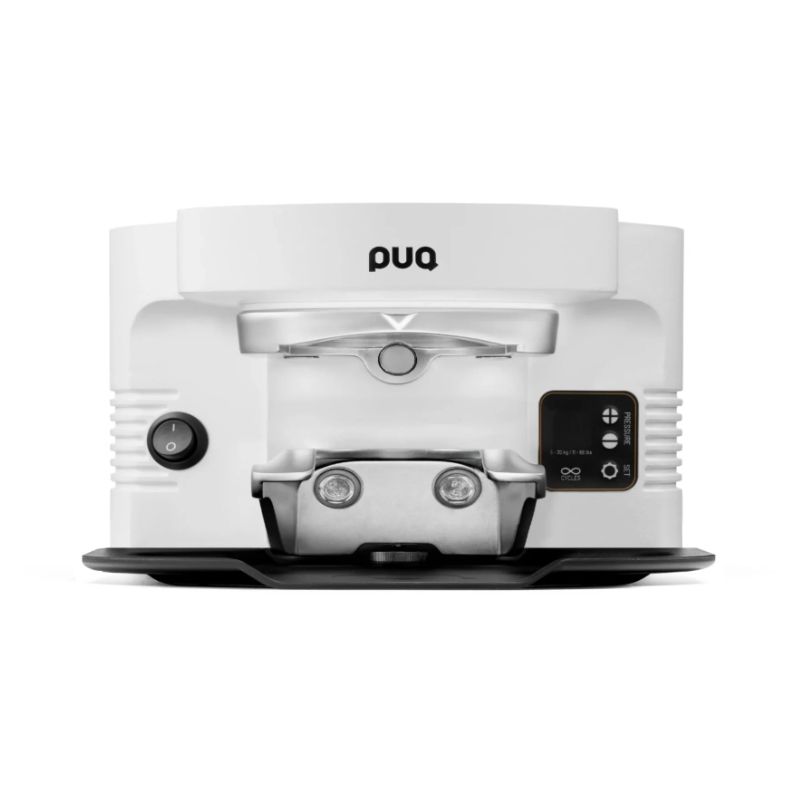 PuqPress M4 Under Grinder Auto Tamper - White