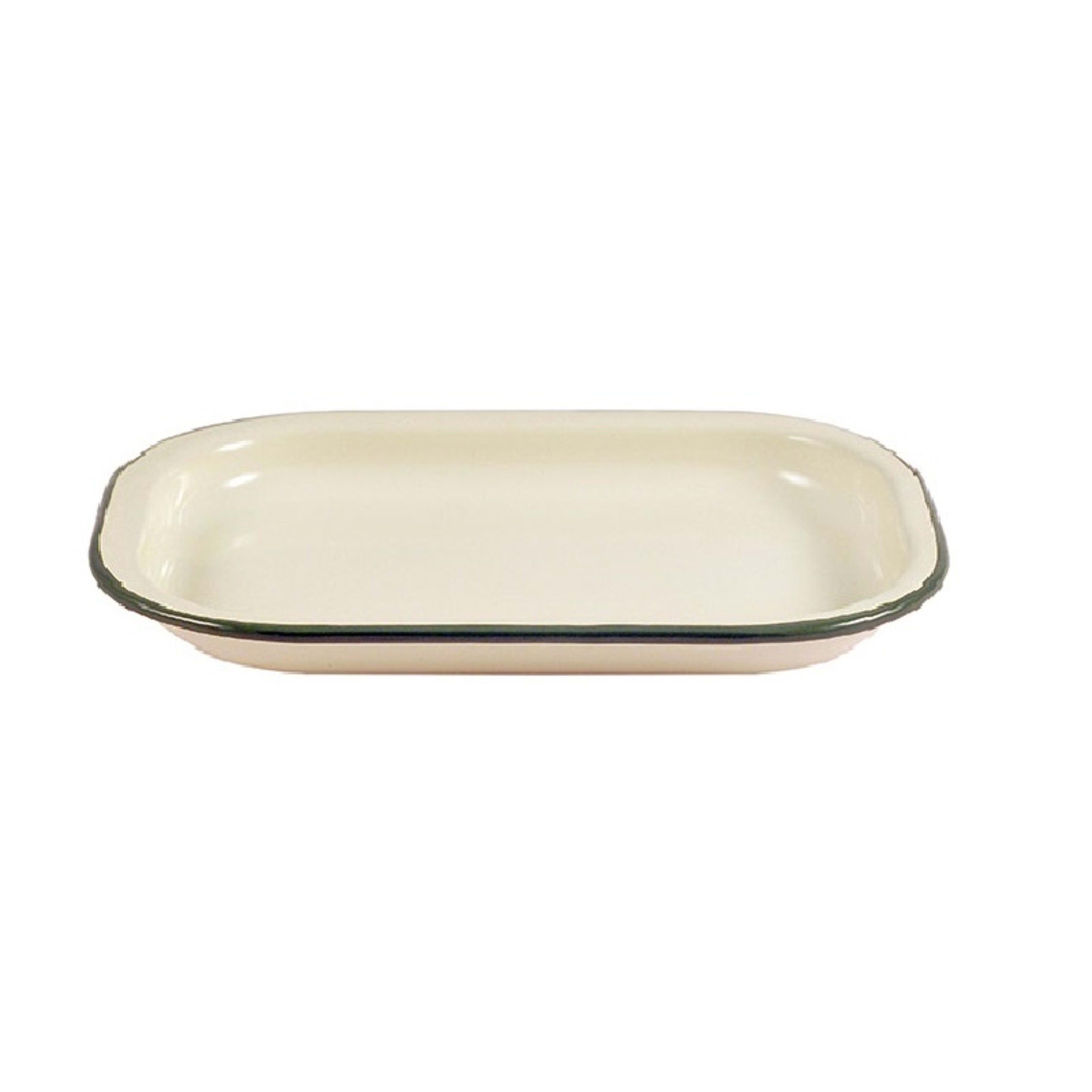 Urban Style Enamelware Rectangular Sandwich Tray 21x14.5x2cm Cottage Colour