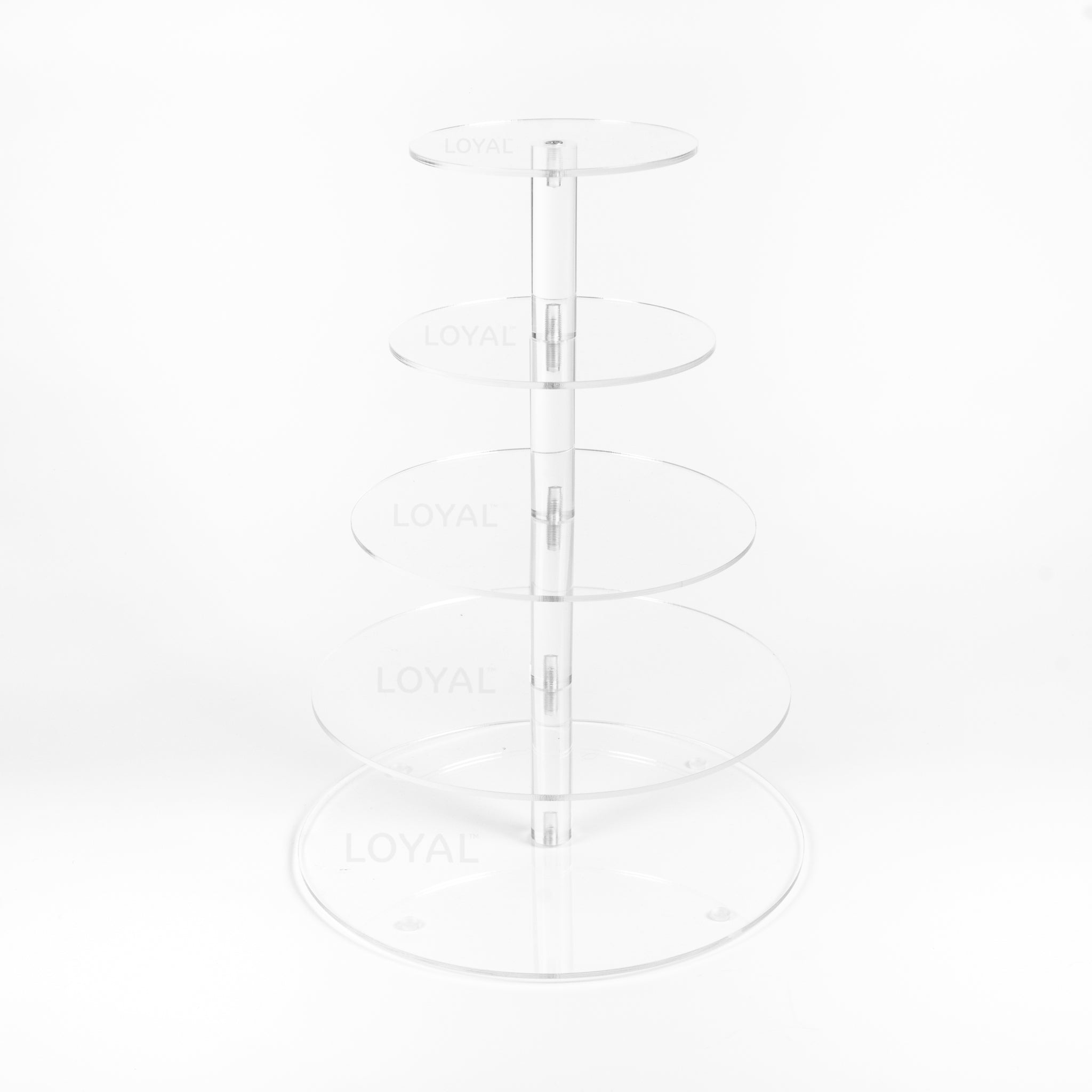 LOYAL Acrylic Cake Stand 5 Tier
