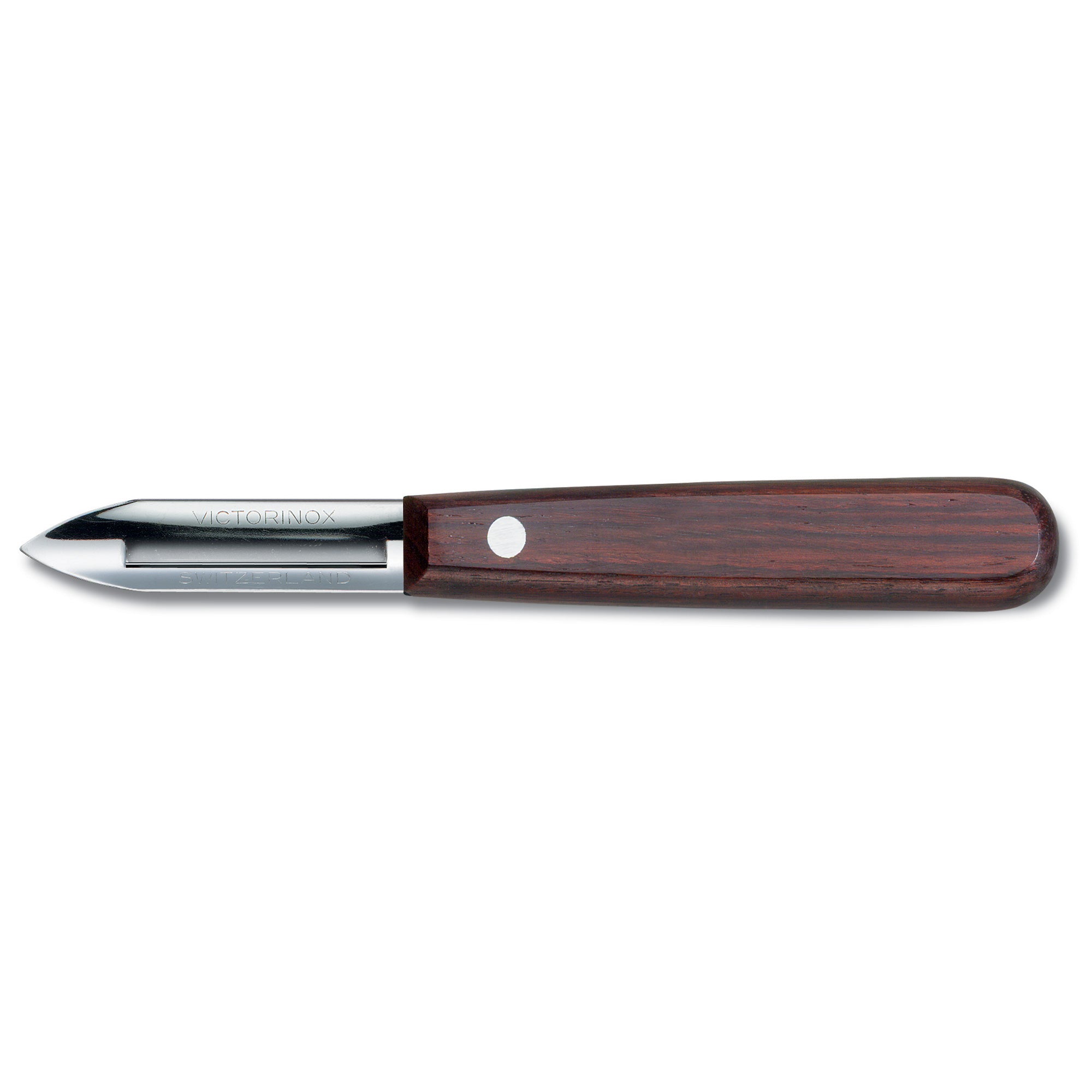 Victorinox Potato Peeler, Single Edge, Beechwood Handle