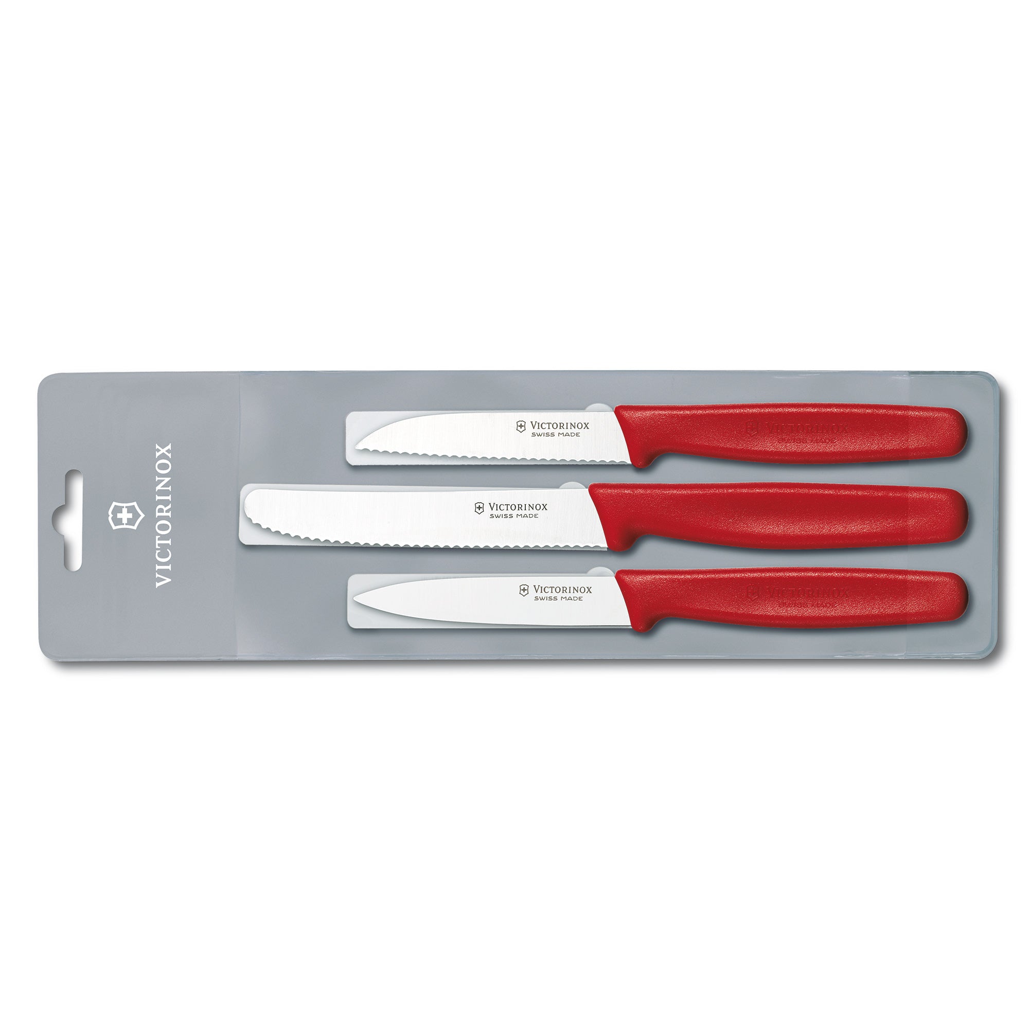 Victorinox Paring Knife Set,3pc,Nylon - Red