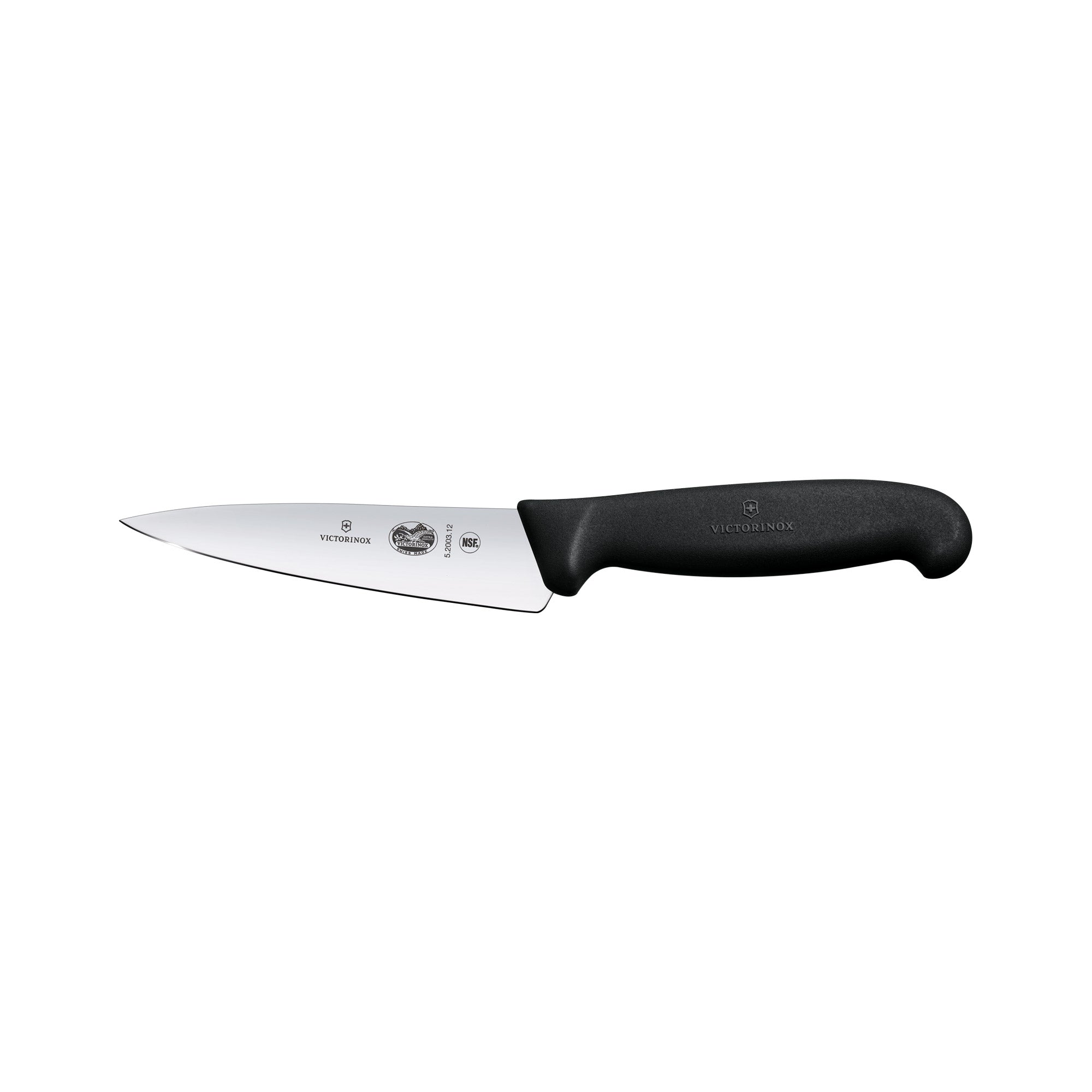 Victorinox Fibrox Carving Knife, 12cm - Black