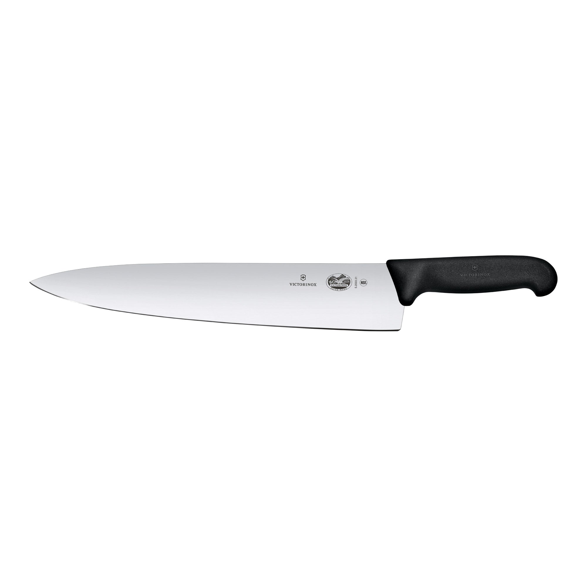 Victorinox Fibrox Carving Knife, 31cm - Black