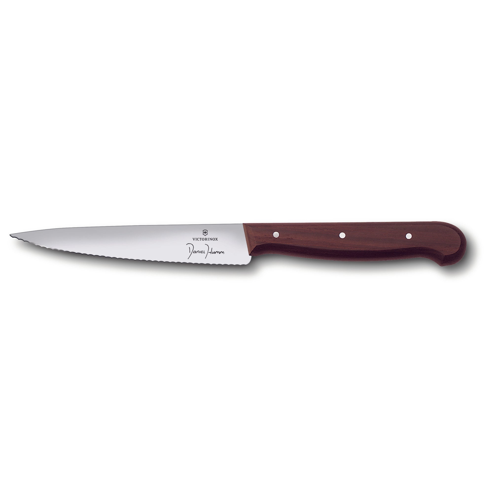 Victorinox Utility-Carving Knife,12cm,Wavy Edge - Wood
