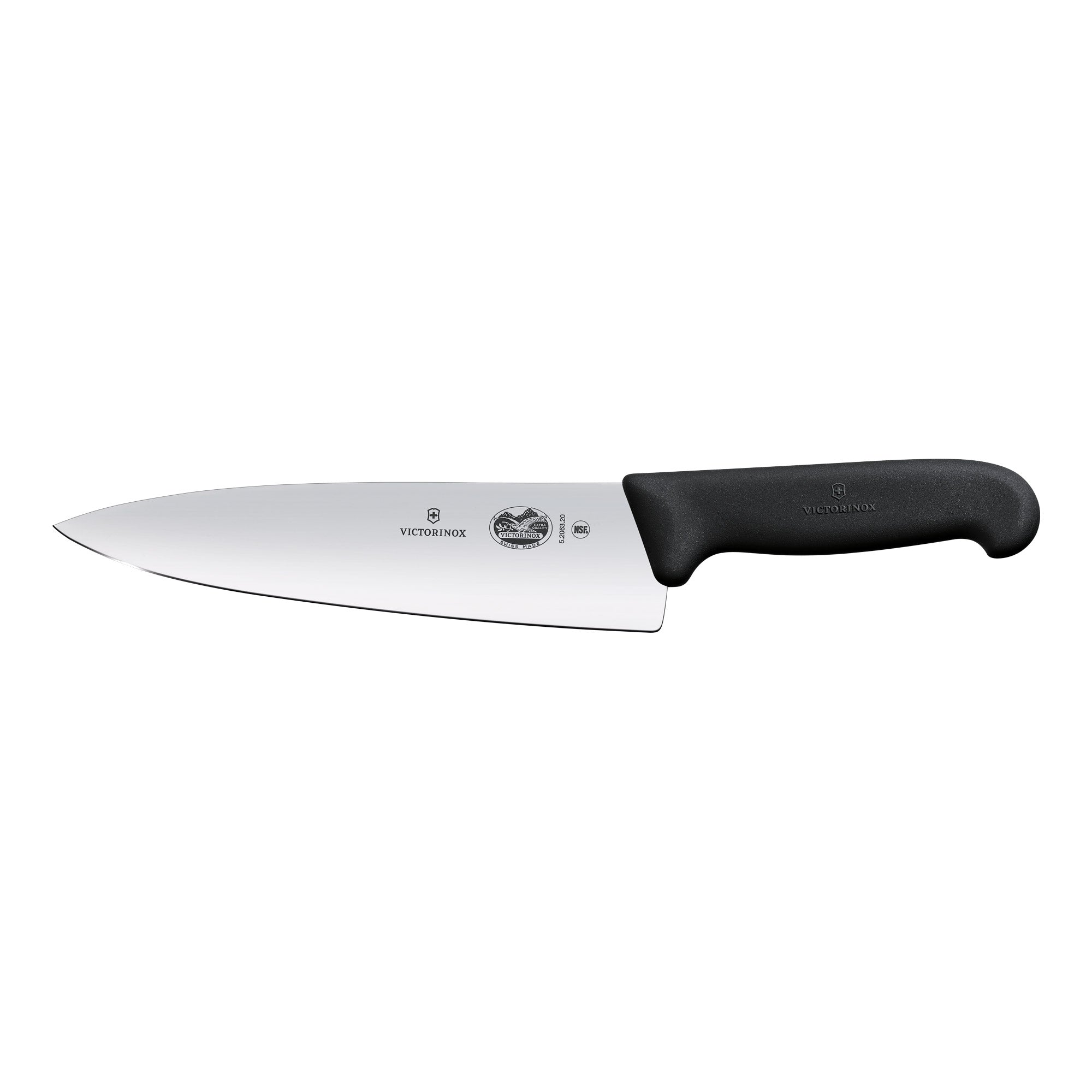 Victorinox Fibrox Carving Knife Extra Wide, 20cm - Black
