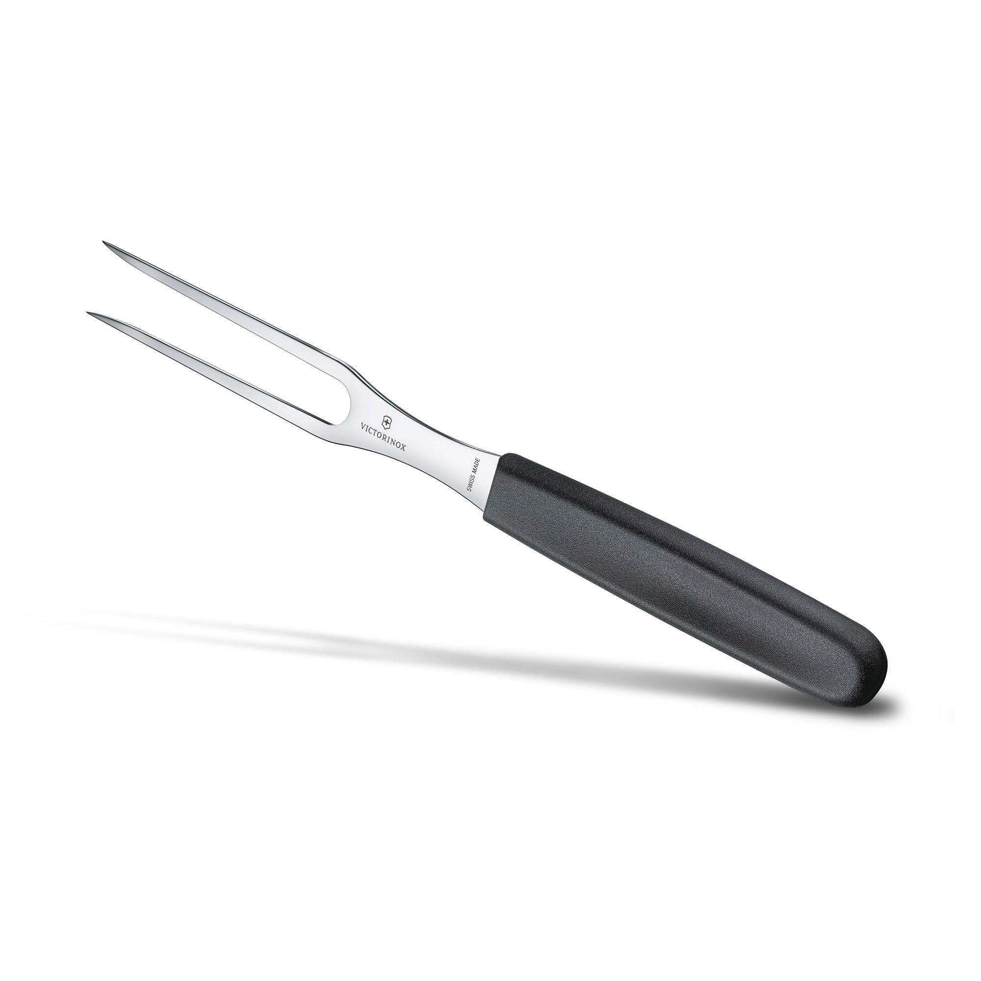 Victorinox Carving Fork,15cm,Flat Tines,Nylon - Black