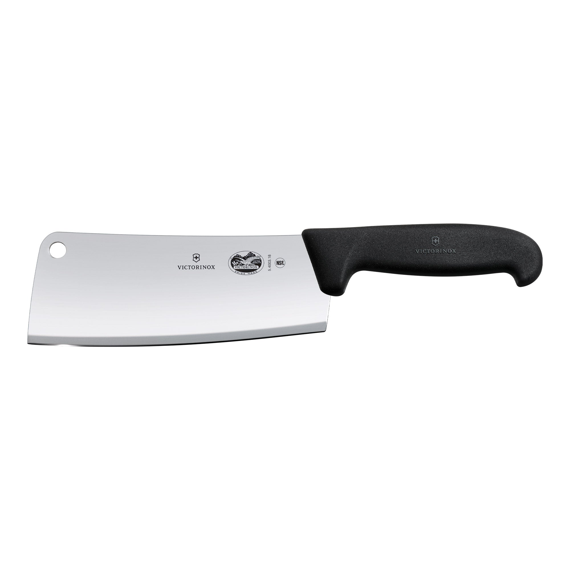 Victorinox Fibrox Kitchen Cleaver, 18cm - Black