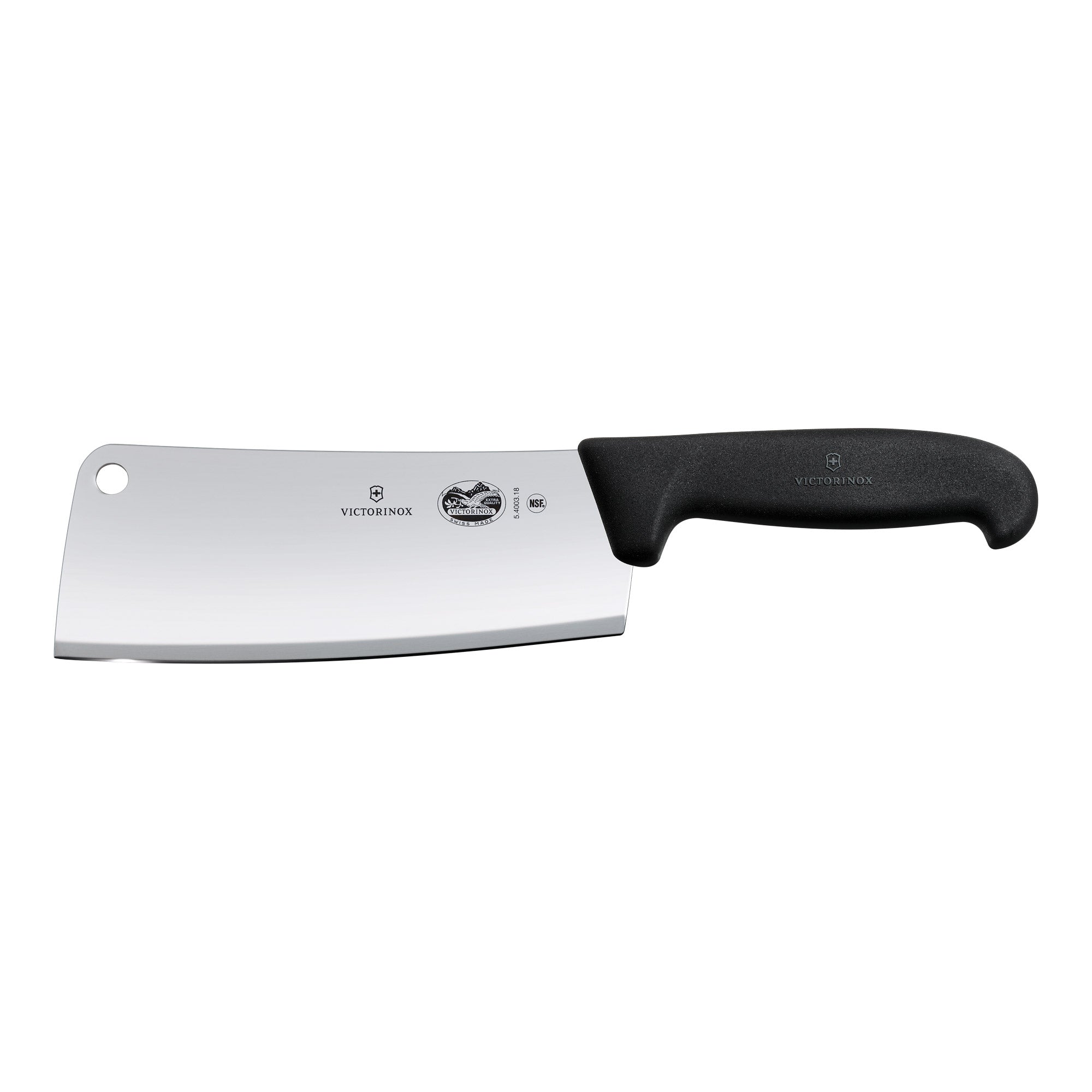 Victorinox Fibrox Kitchen Cleaver, 19cm - Black