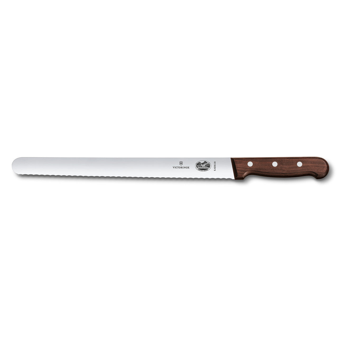 Victorinox Wood Slicing Knife 30cm Round Wavy Edge - Pine